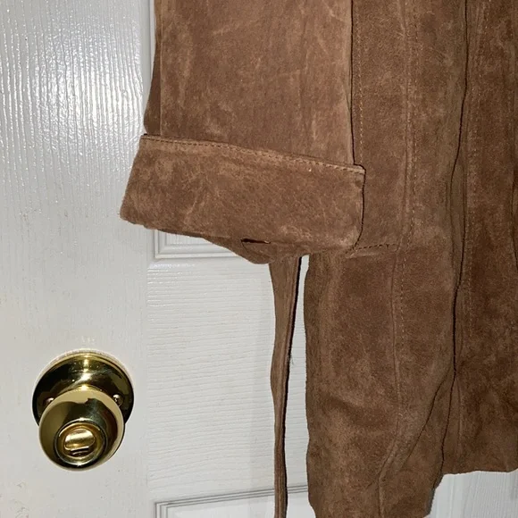 Guillaume Washable Suede Leather Jacket Size Large - Picture 5 of 14